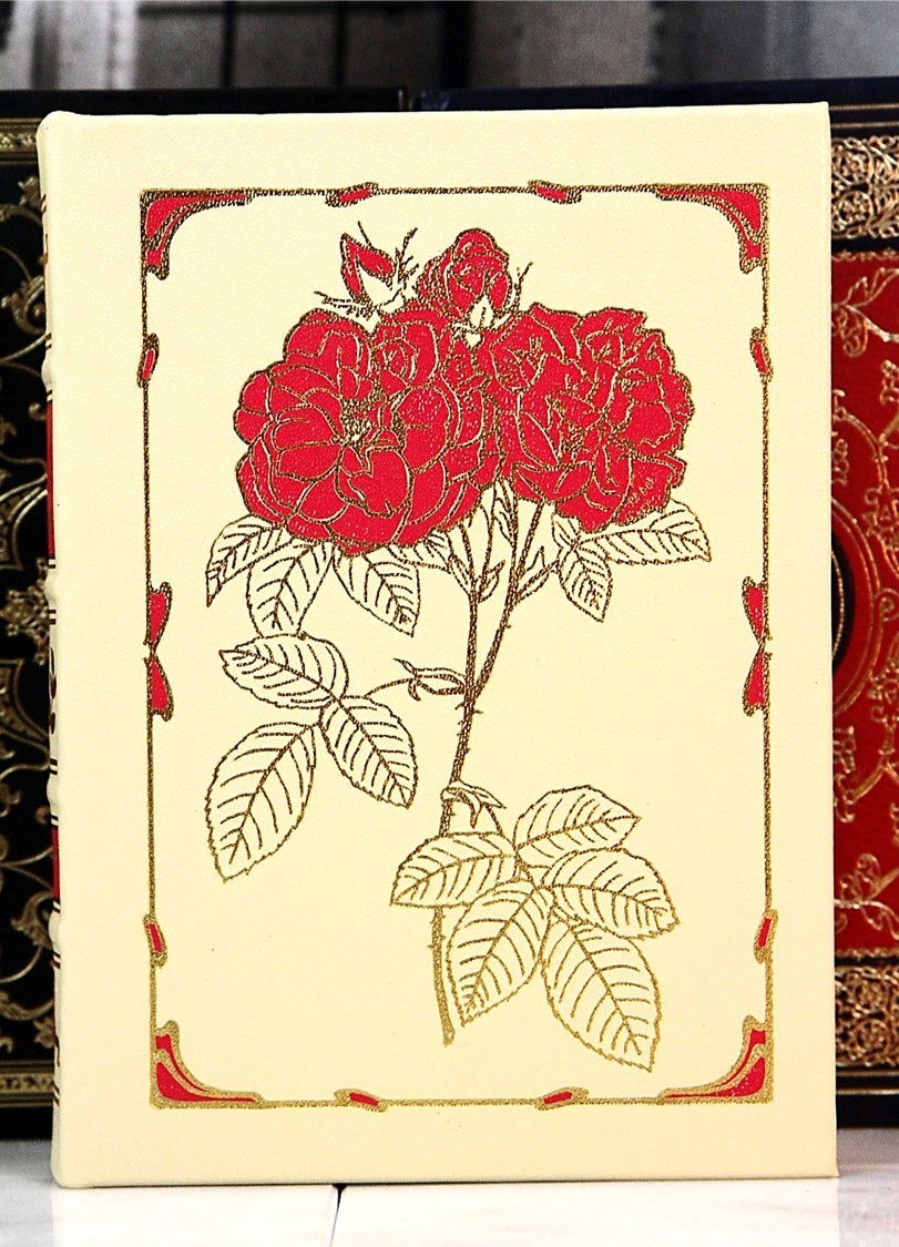 THE BOOK OF FLOWERS Pierre Joseph Redoute RARE – Easton Press – DELUXE LEATHER