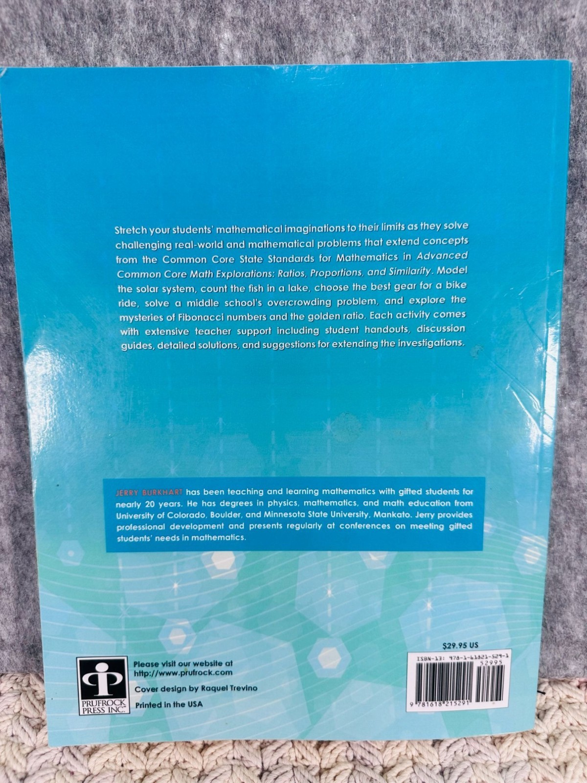 Advanced Common Core Math Explorations Ratios Proportions & Similarity Jerry Bur