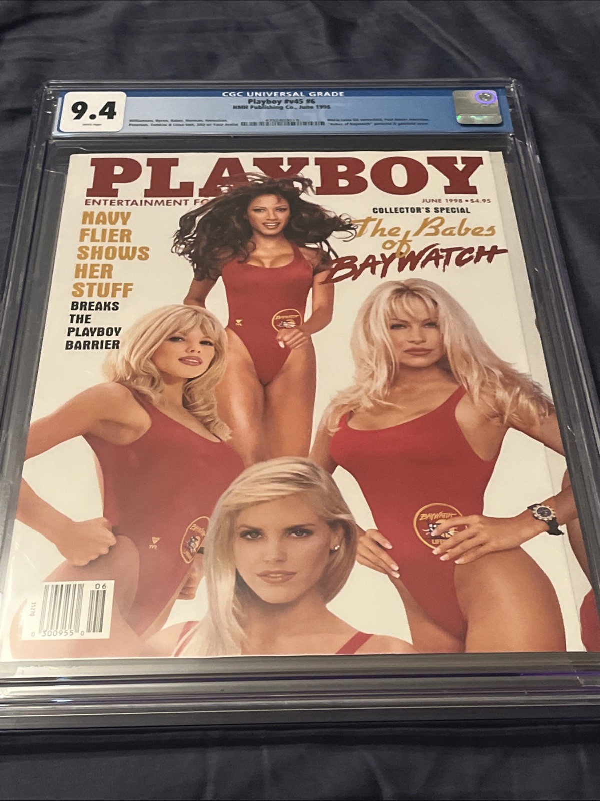 Playboy June 1998 🔥 Graded CGC 9.4 – Pamela Anderson – Baywatch 🔥High Grade