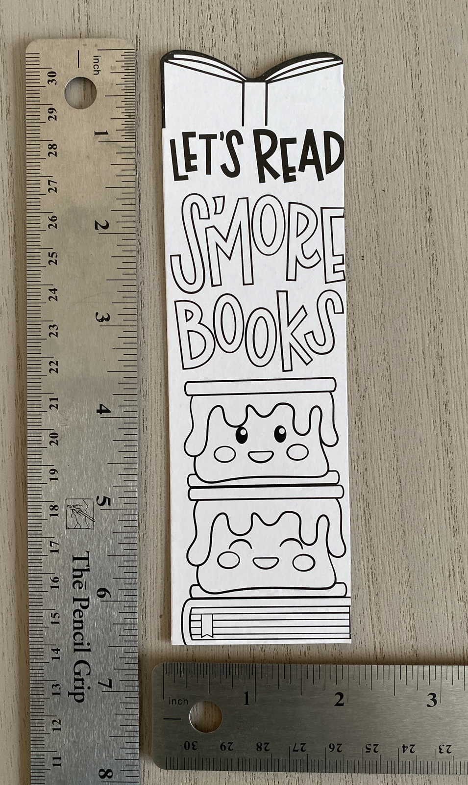 S’mores Kids Color Your Own Bookmark Let’s Read S’more Books New Creative Gifts