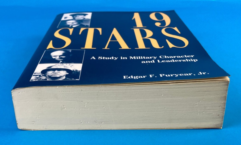 Vintage Book 19 Stars Edgar F. Puryear Jr. HC 1992 World War II