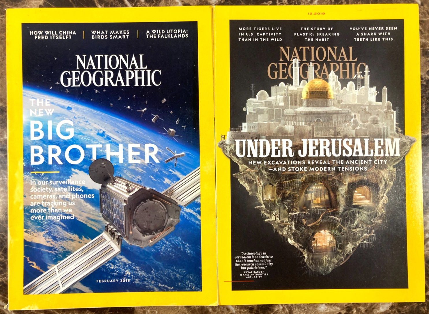 National Geographic Magazine 1968-2024 Lot of 10 Random Pick G-VG No Duplicates