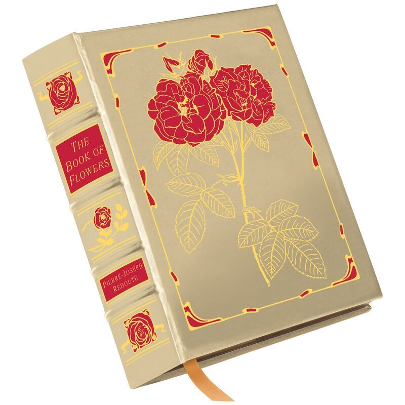 THE BOOK OF FLOWERS Pierre Joseph Redoute RARE – Easton Press – DELUXE LEATHER