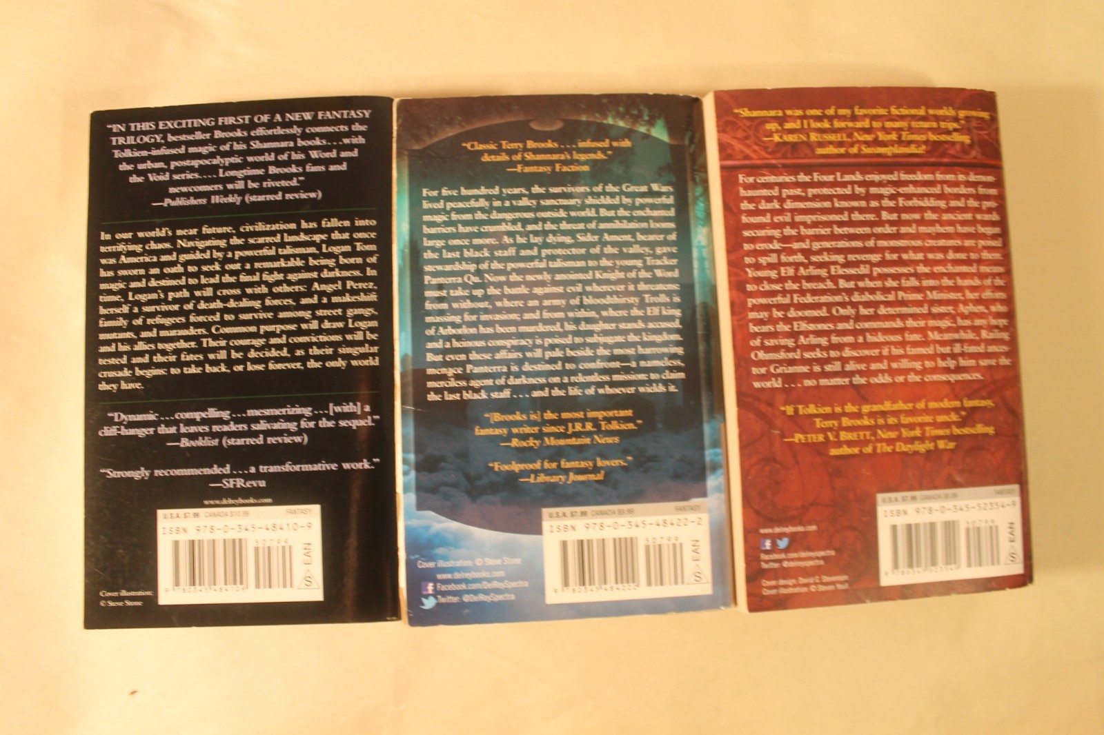 Lot of 7 Shannara Books by Terry Brooks – Isle Witch +