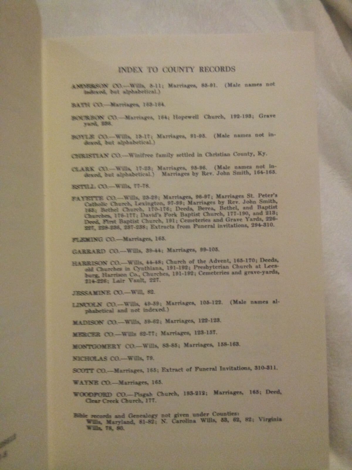 Kentucky Pioneer and Court Records Mrs McAdams Vtg HC Genealogical Publishing Co