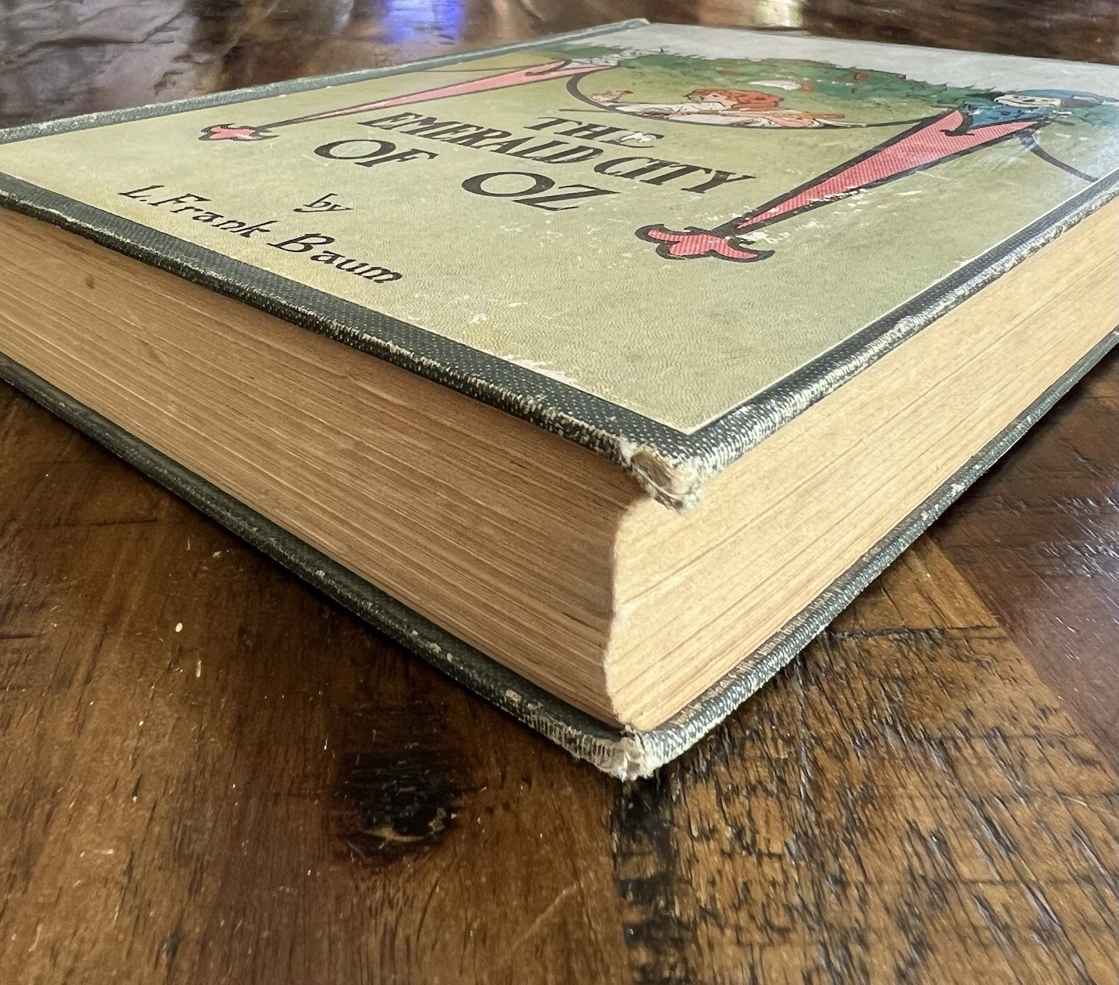 The Emerald City of Oz Frank Baum 1st Edition Later Print 12 Color Plates C1920s