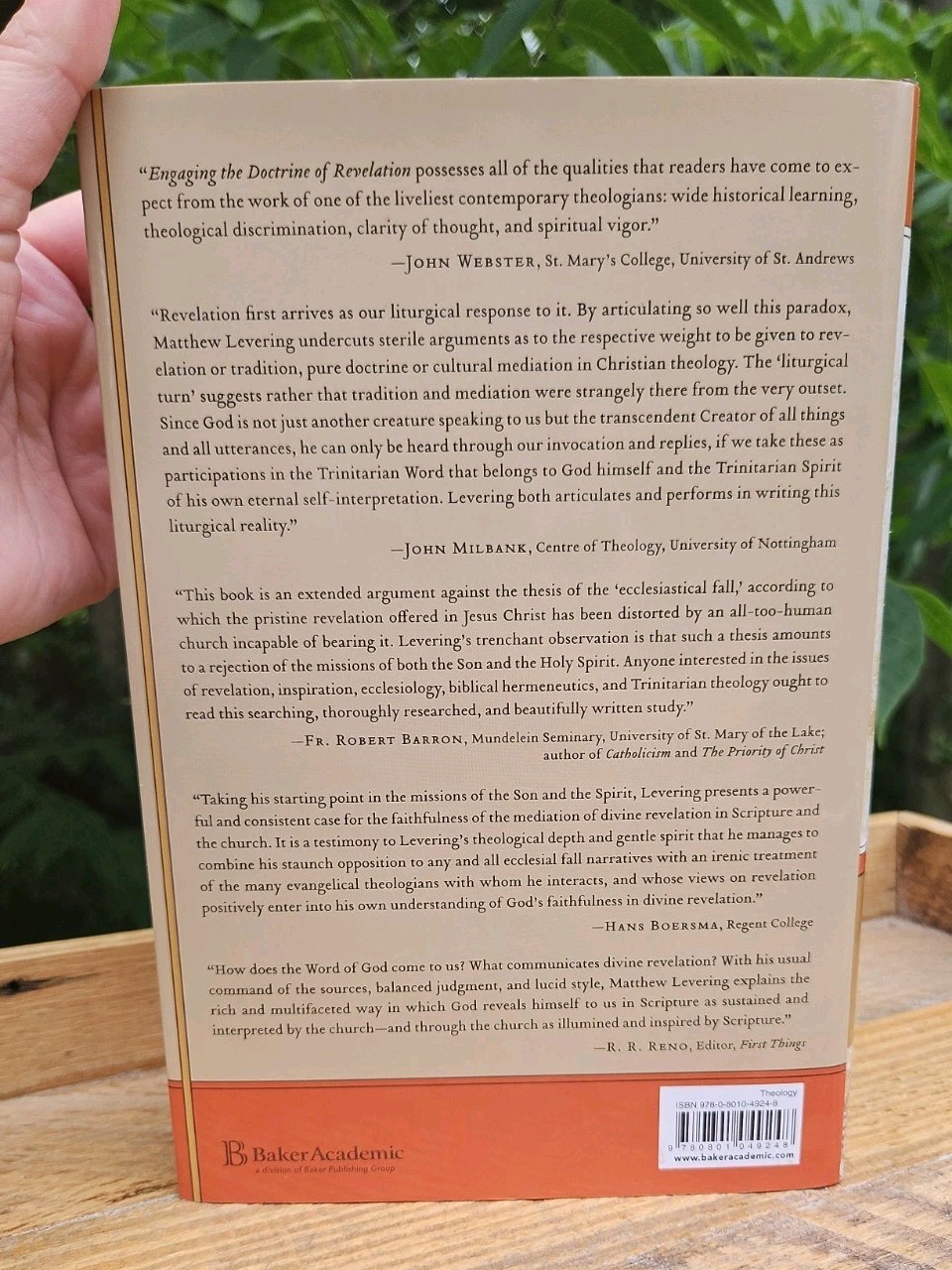 VG+! Engaging the Doctrine of Revelation by Matthew Levering HCDJ