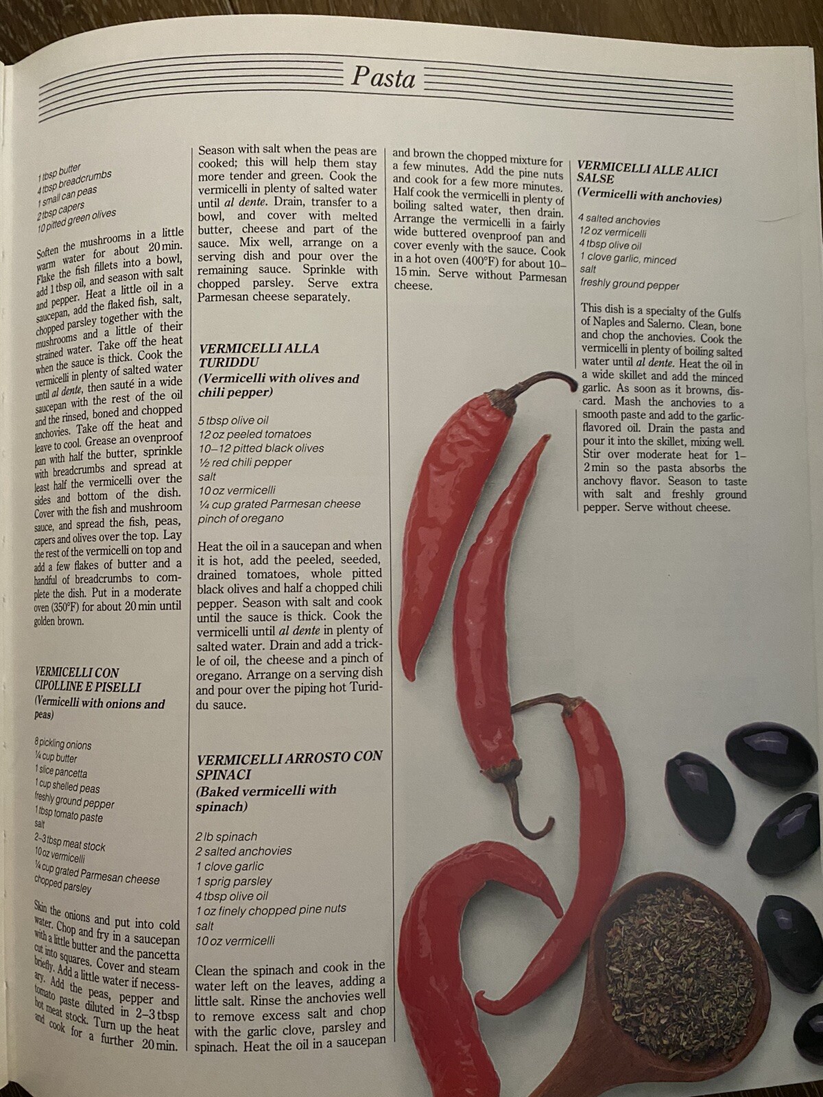 Vintage 1987 The Great Italian Cookbook Recipes Cooking 368 Pages Cook Book