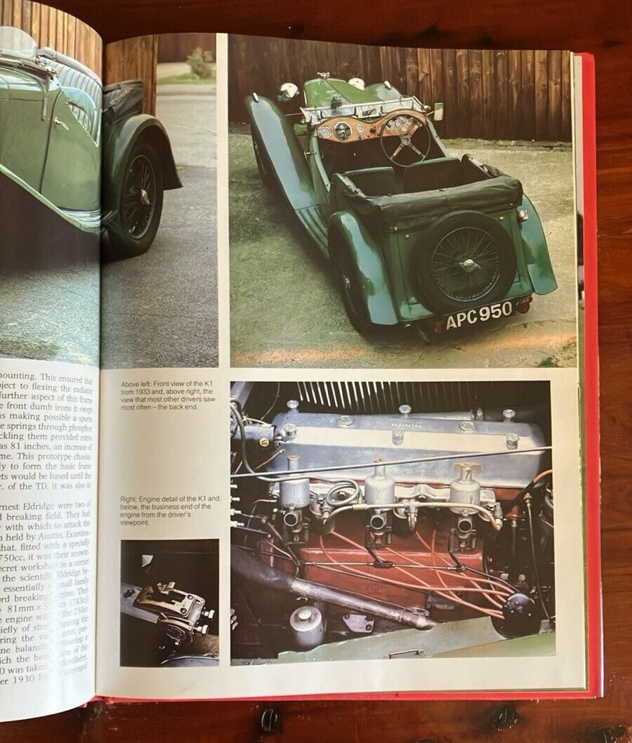 The Classic MG Sports Car History Book 1930s to 1980s Design & Heritage 1986