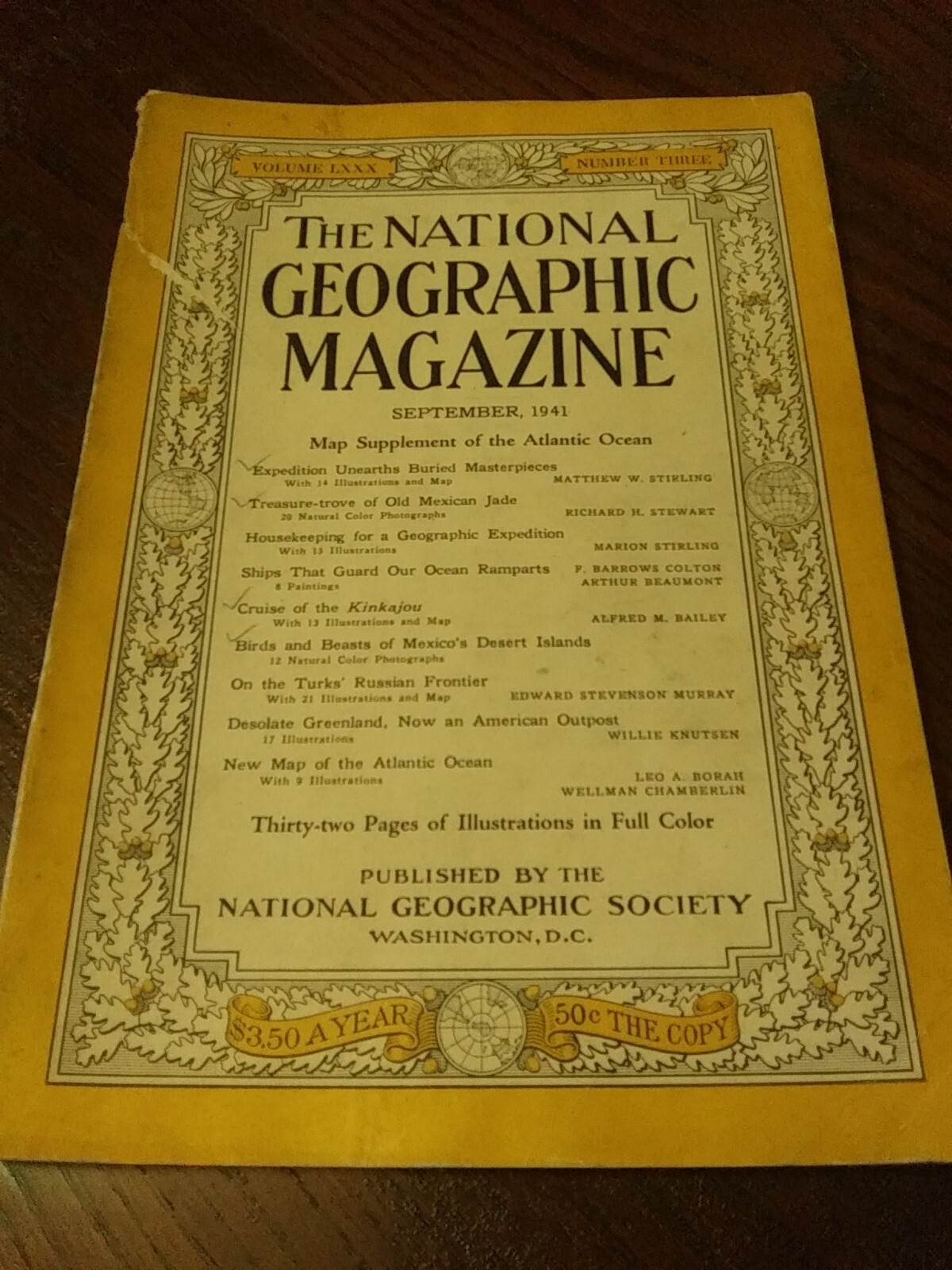 National Geographic September 1941. 400+ Pages