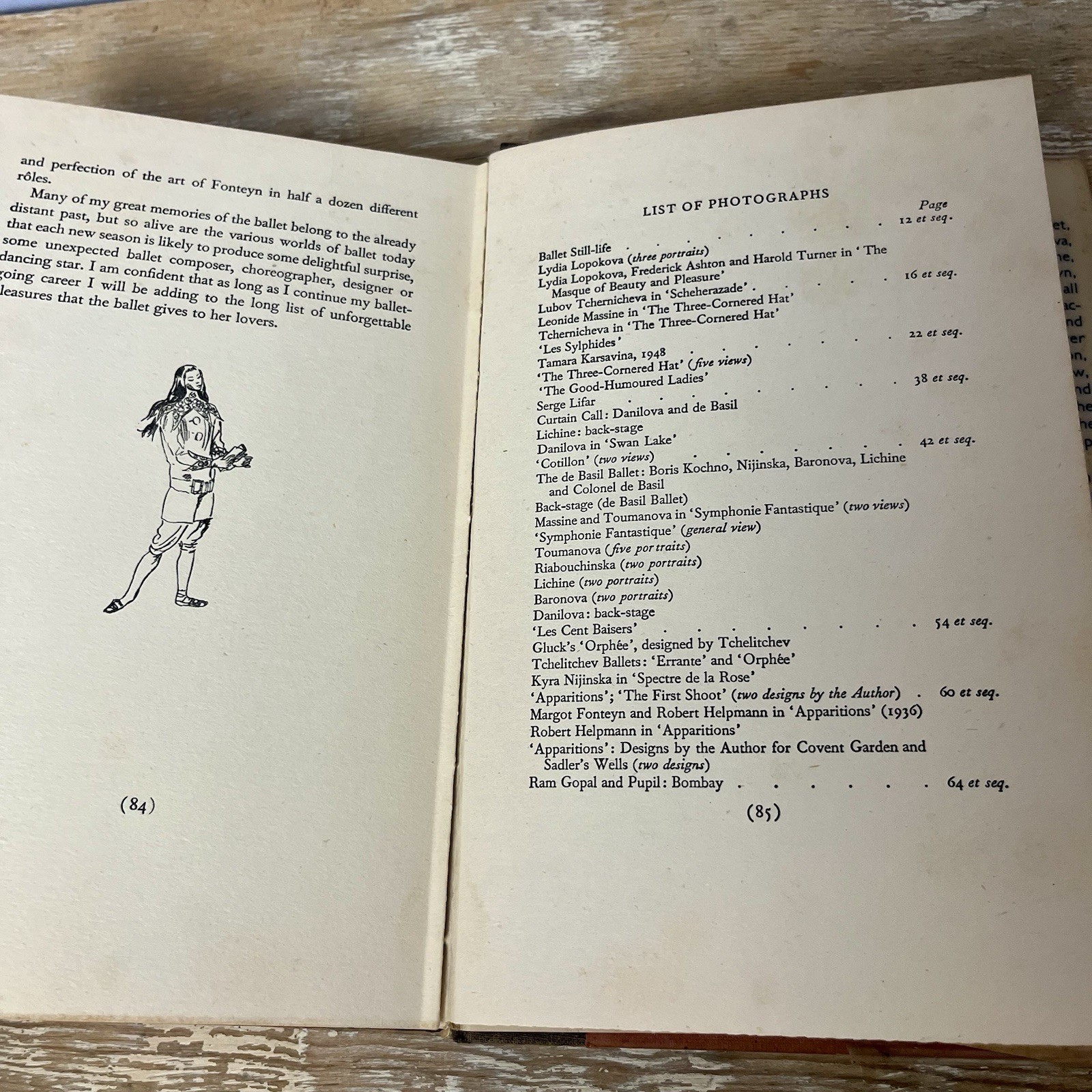 Ballet By Cecil Beaton Book Dance History Performing Arts 1st Edition 1951 DJ HC