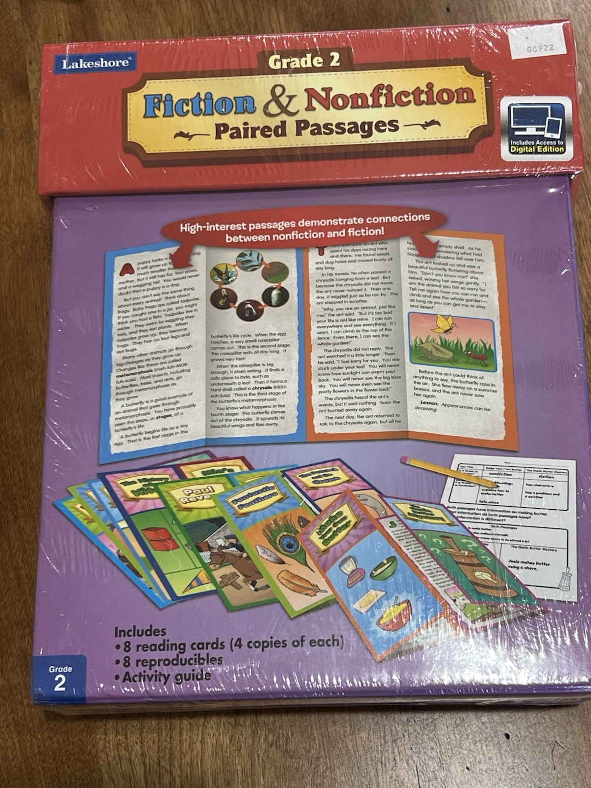 Lakeshore Fiction & Nonfiction Paired Passages Grade 2 Reading Digital Version