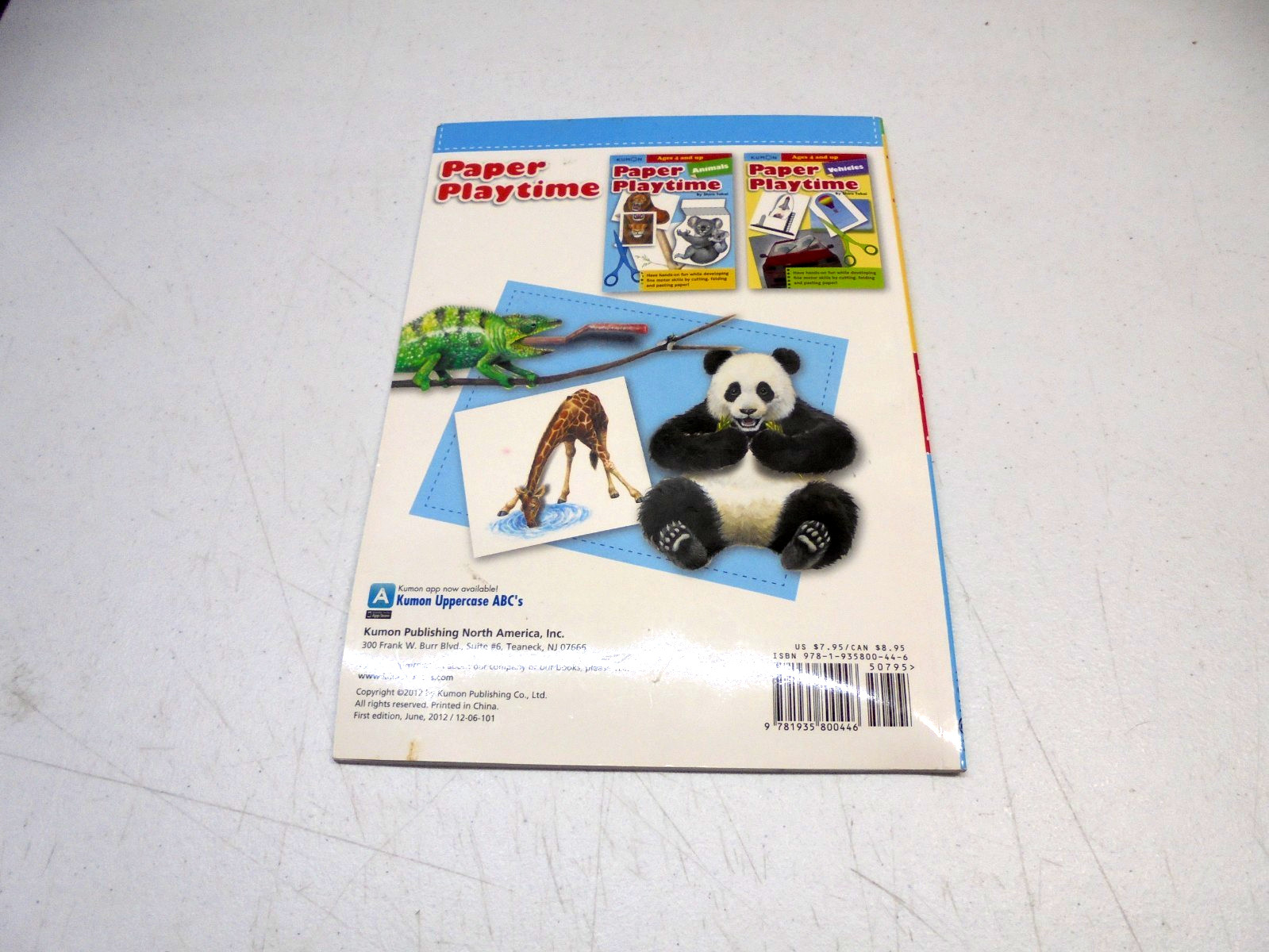 Paper Playtime Animals Cut & Paste Activity Book