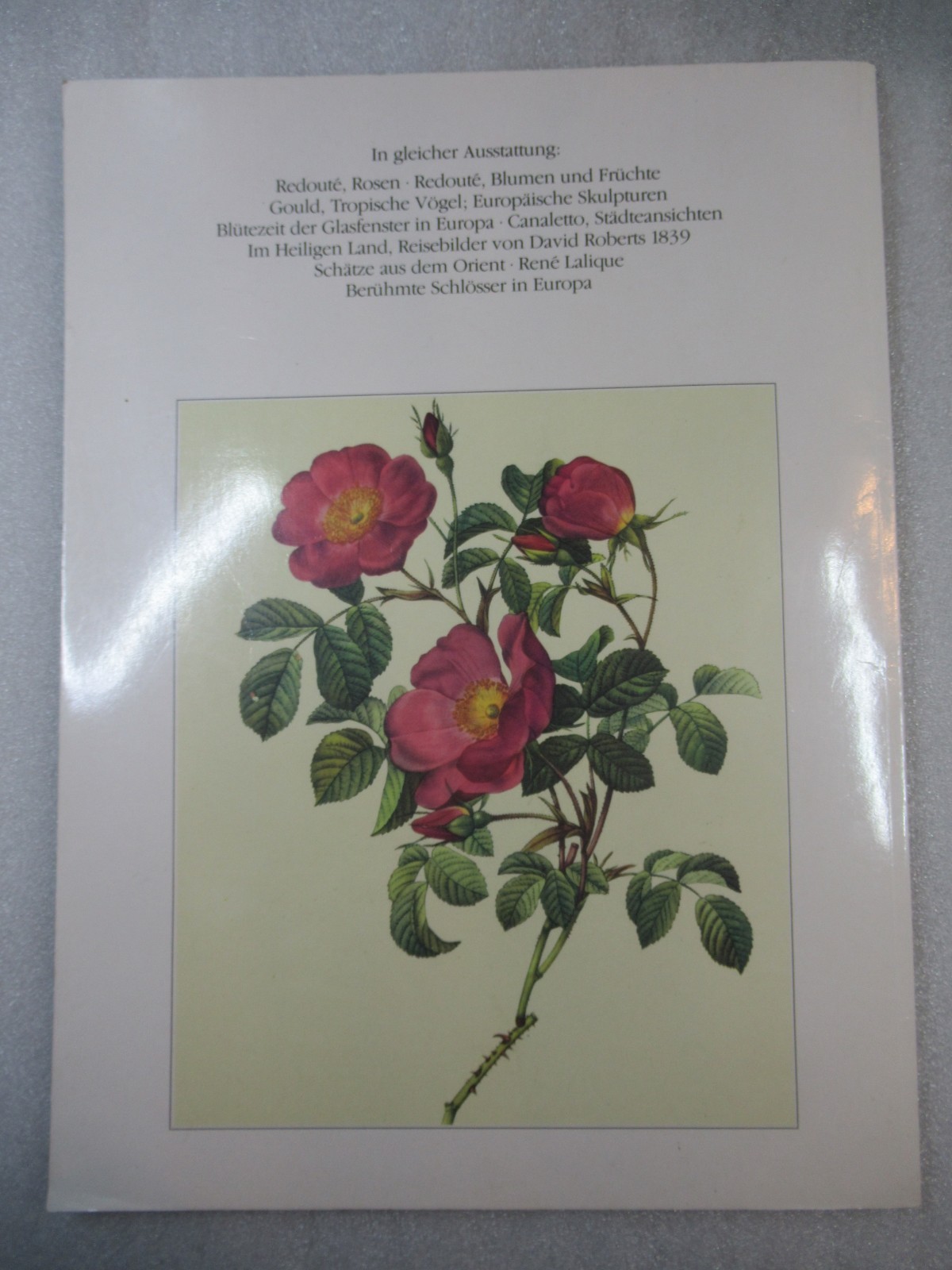 Pierre Joseph Redoute ROSEN – German Book of ROSE Paintings 1991 PB