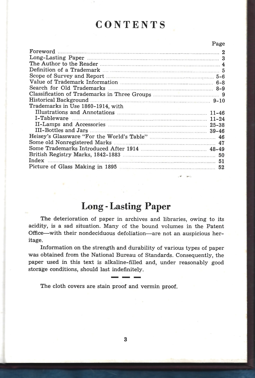 400 Trademarks on Glass HB w/out dj–1968-Arthur G. Peterson-51 pages