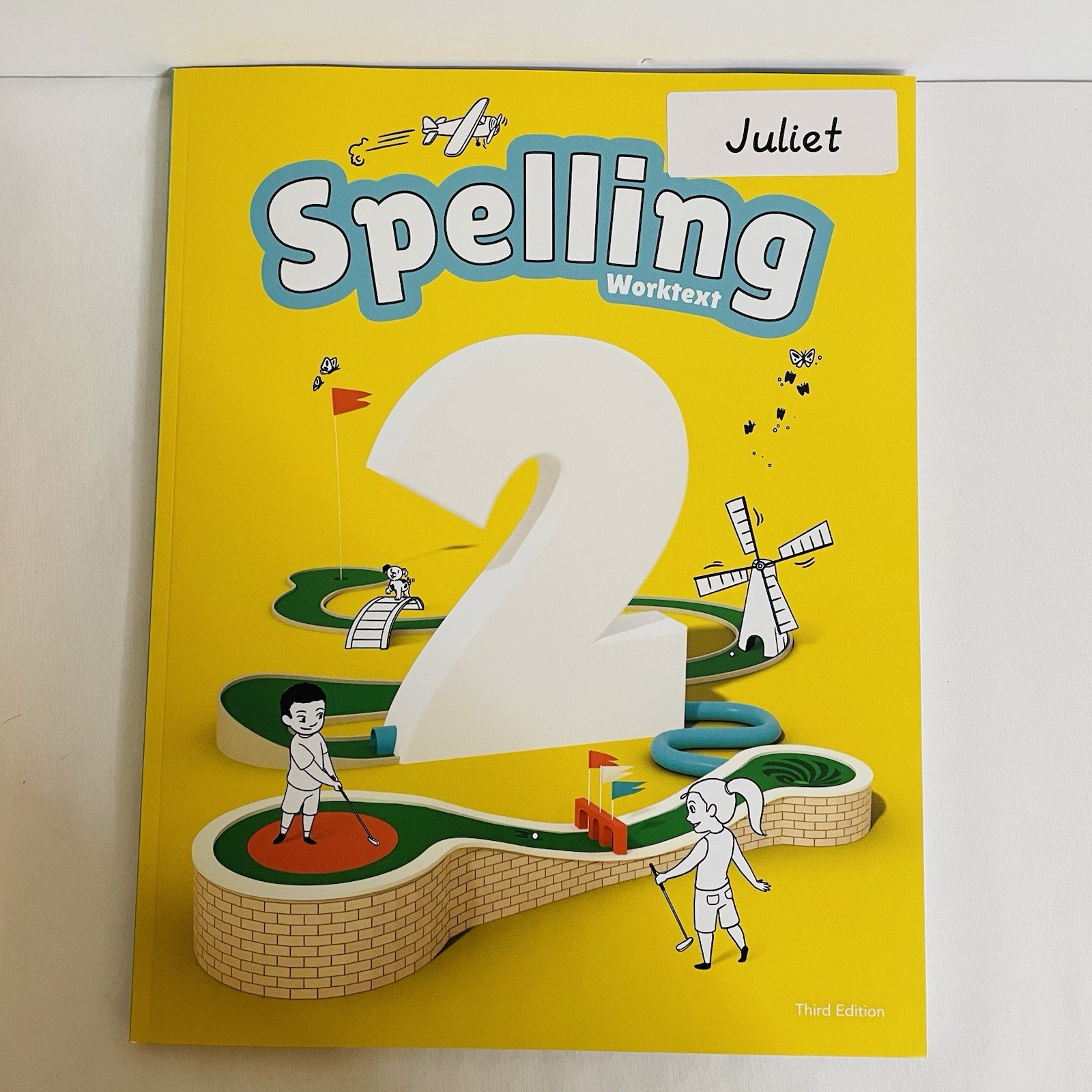 BJU Press Spelling 2 Worktext 3rd Edition Elementary Workbook Paperback Unused