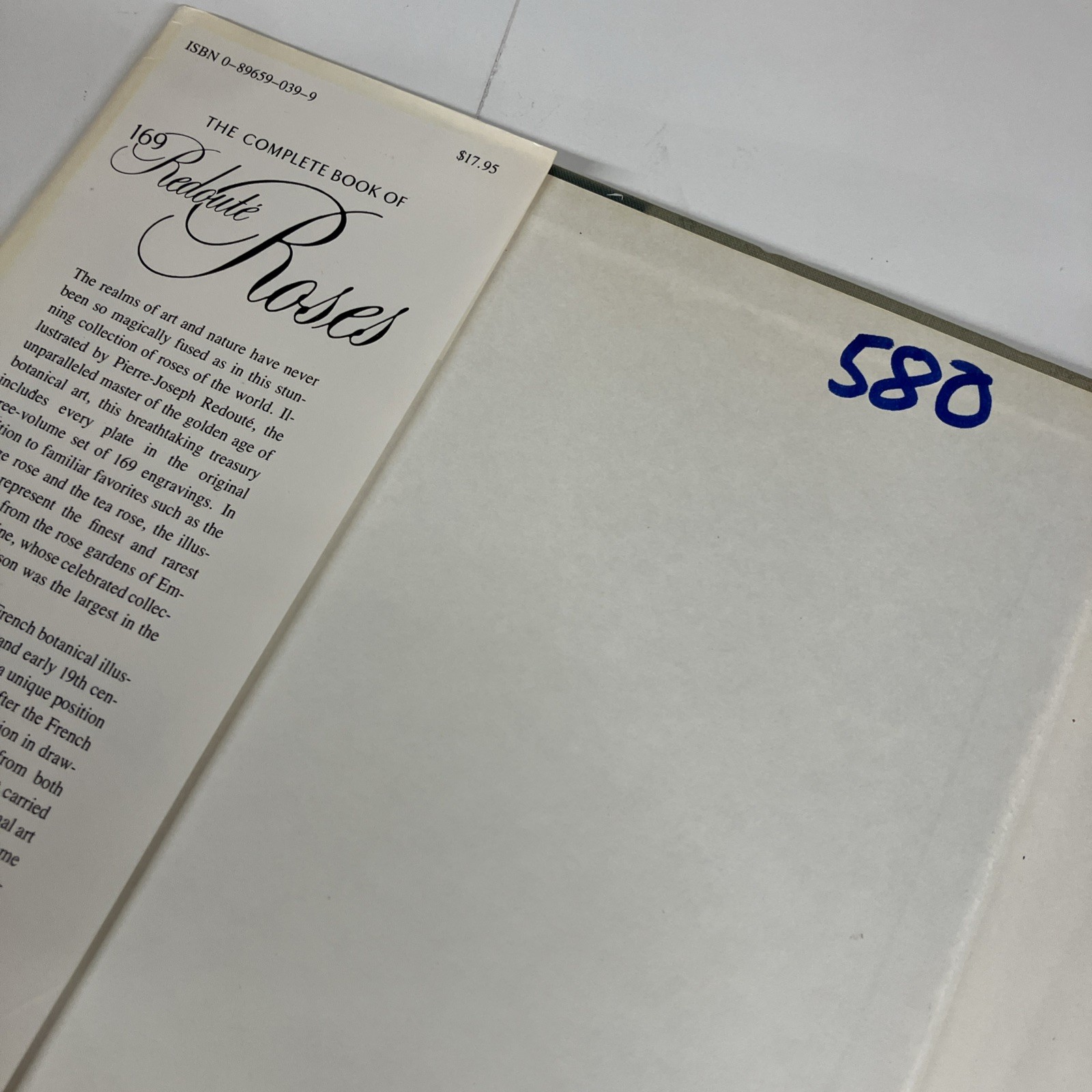 THE COMPLETE BOOK OF 169 REDOUTE ROSES By Pierre Joseph Redoute – Hardcover