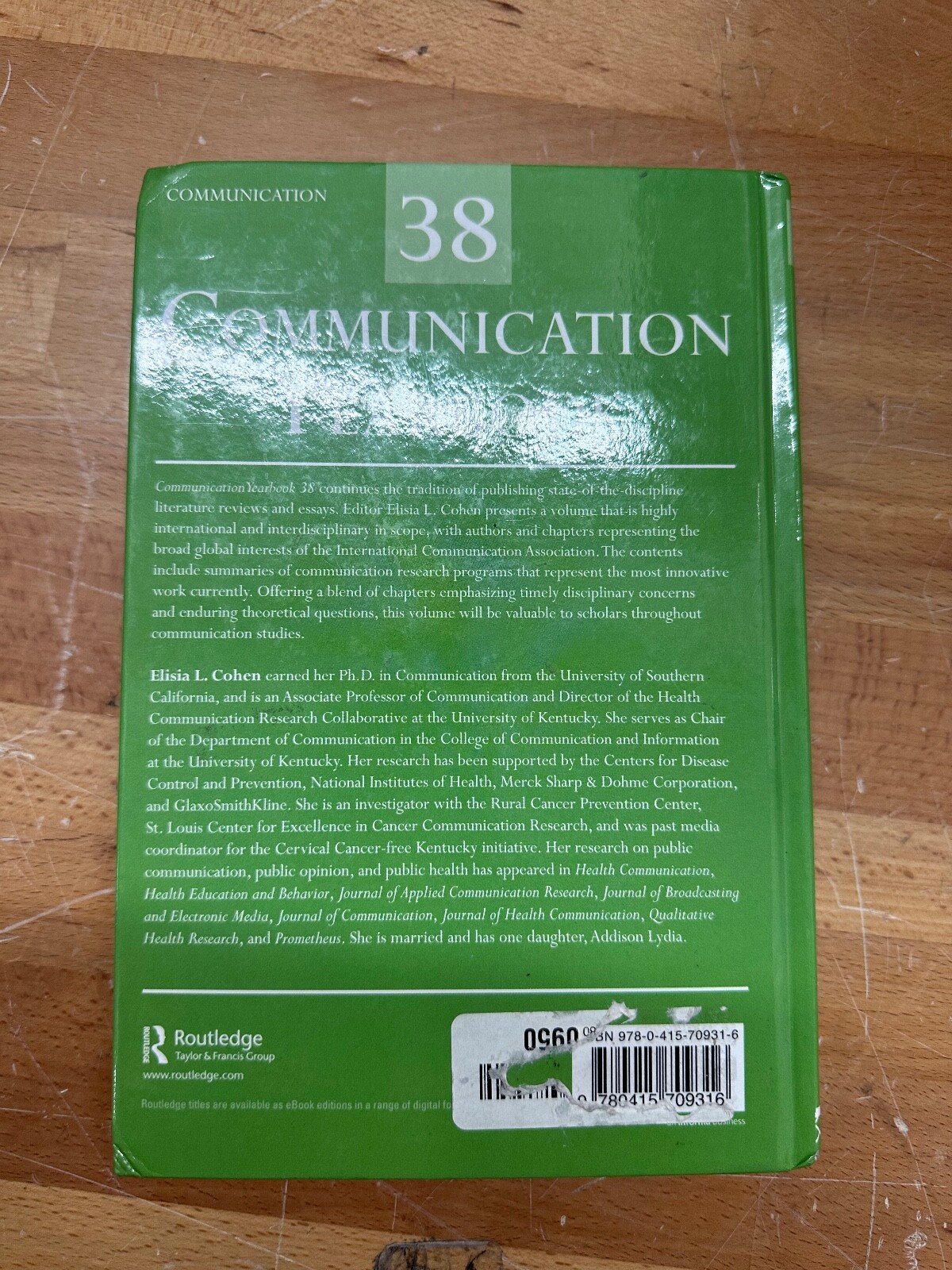 Communication Yearbook 38, Hardcover by Cohen, Elisia L. (EDT), Brand New, Fr…