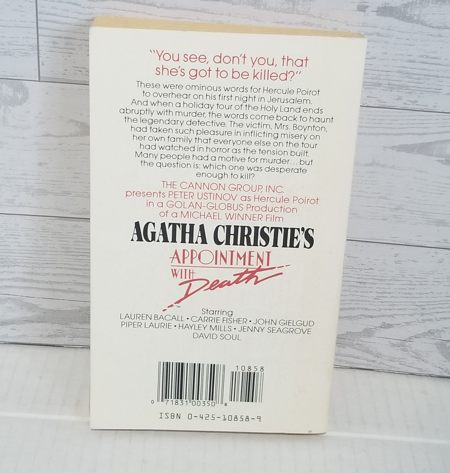 Agatha Christie 3 Book Lot Hercule Poirot Movie Tie In Vintage Paperbacks