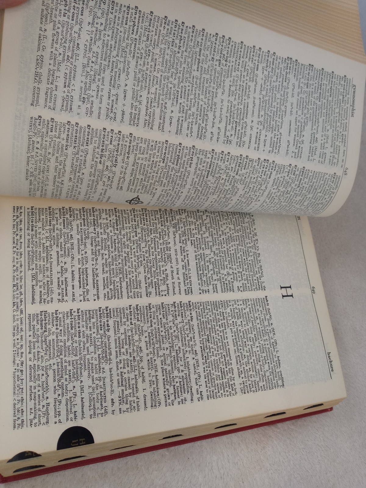 Webster’s New World Dictionary of the American Language Vintage College Edition