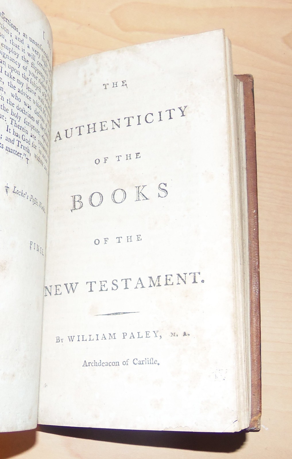 Christian Panoply. Watson. 1797. 1st ed. SIGNED