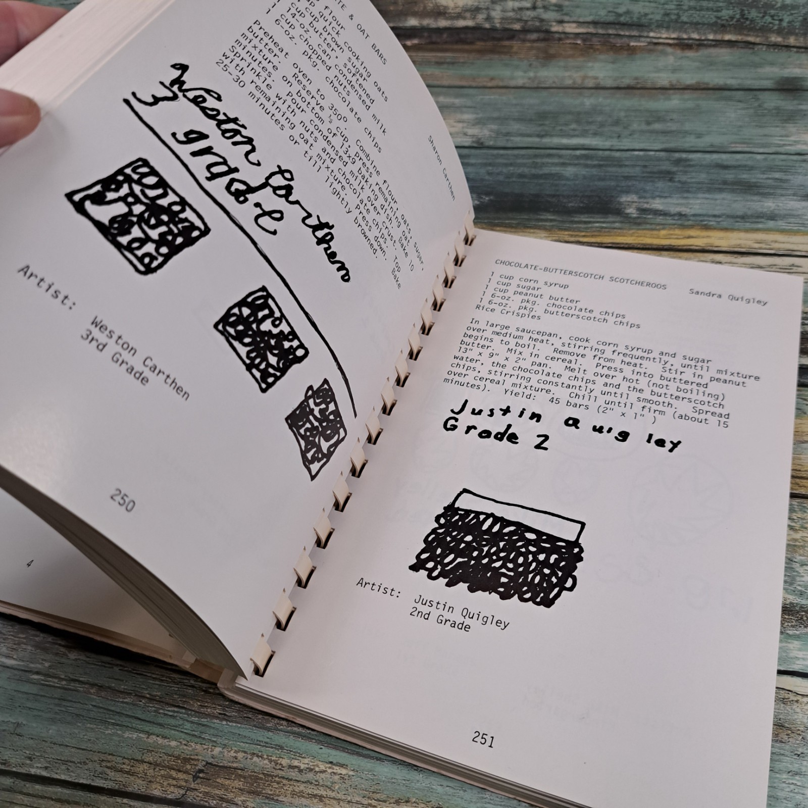 Readin’ Ritin’ and Recipes Book 2 Cullen Grimes Elementary School TX 1986