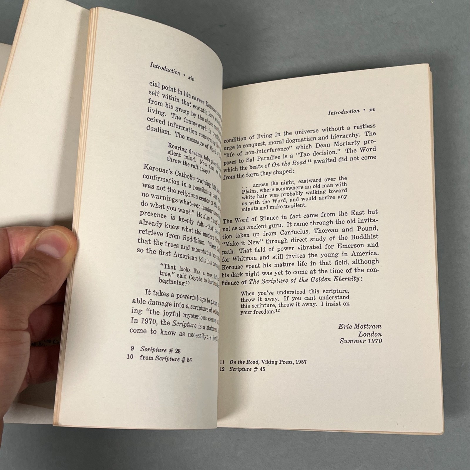 RARE 1974 Jack Kerouac: The Scripture of the Golden Eternity NICE Totem Corinth
