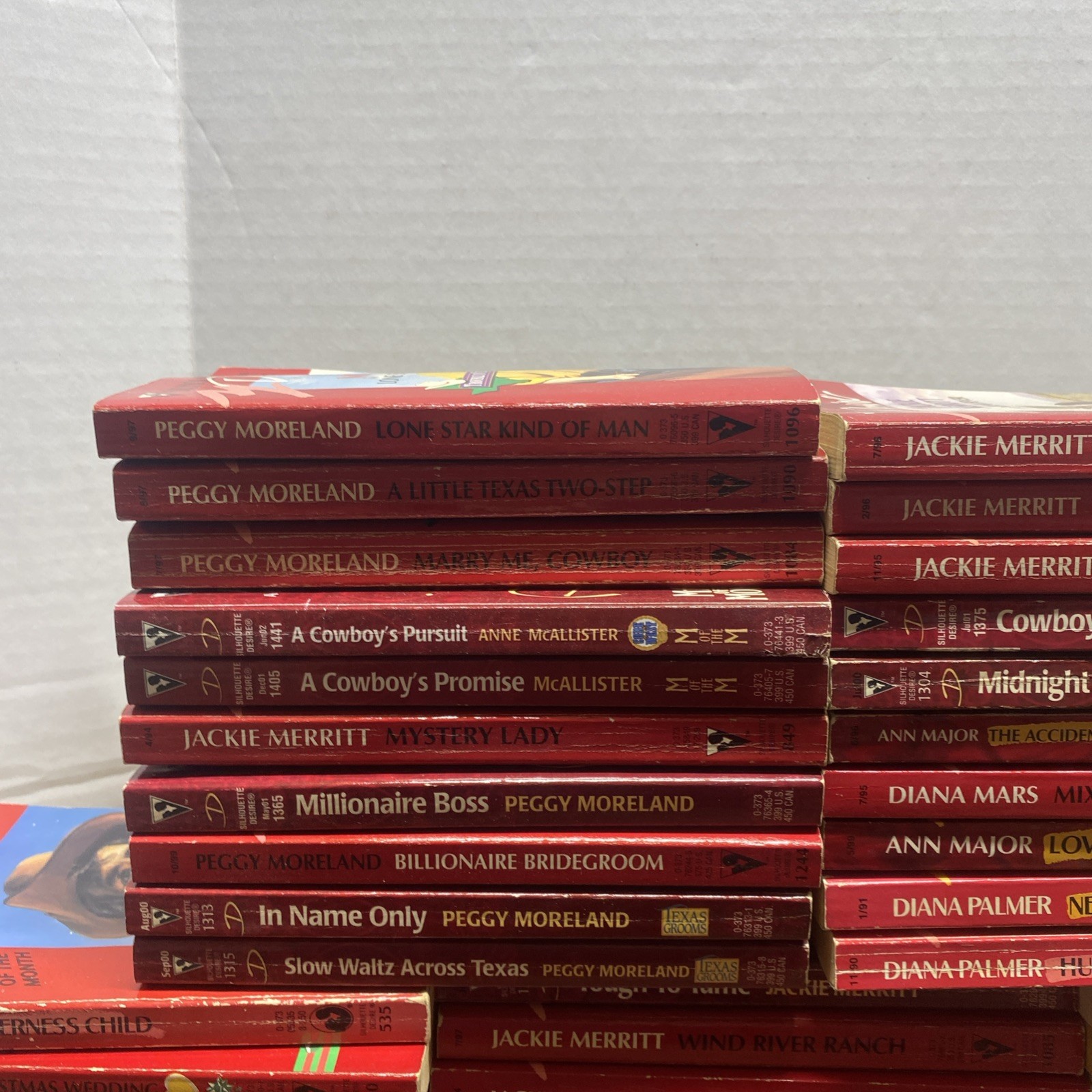 Romance Books: Silhouette Desire Huge Book Lot Of 80 Paperbacks Various Authors