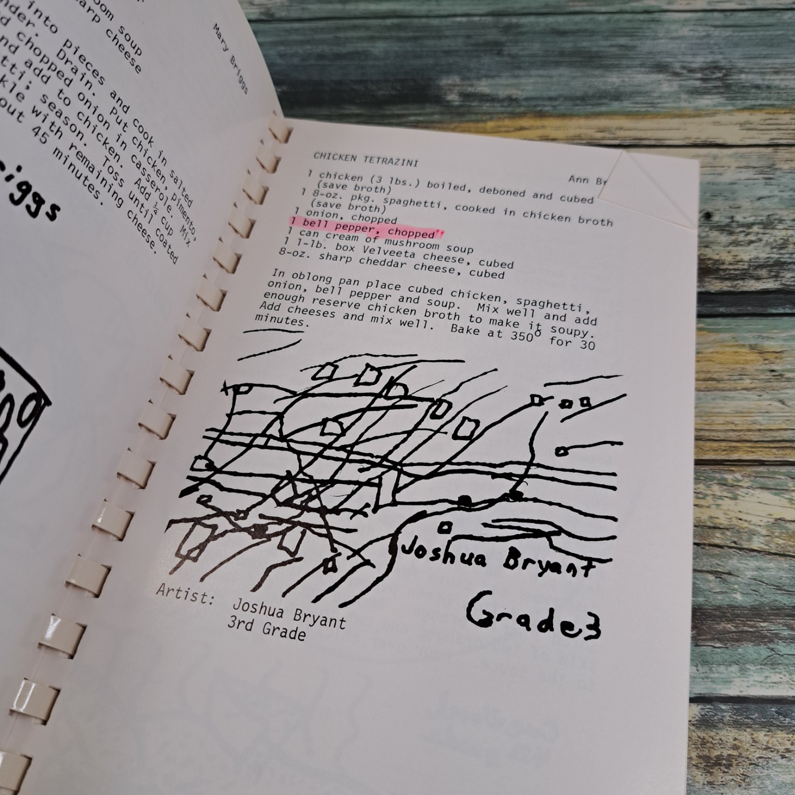 Readin’ Ritin’ and Recipes Book 2 Cullen Grimes Elementary School TX 1986