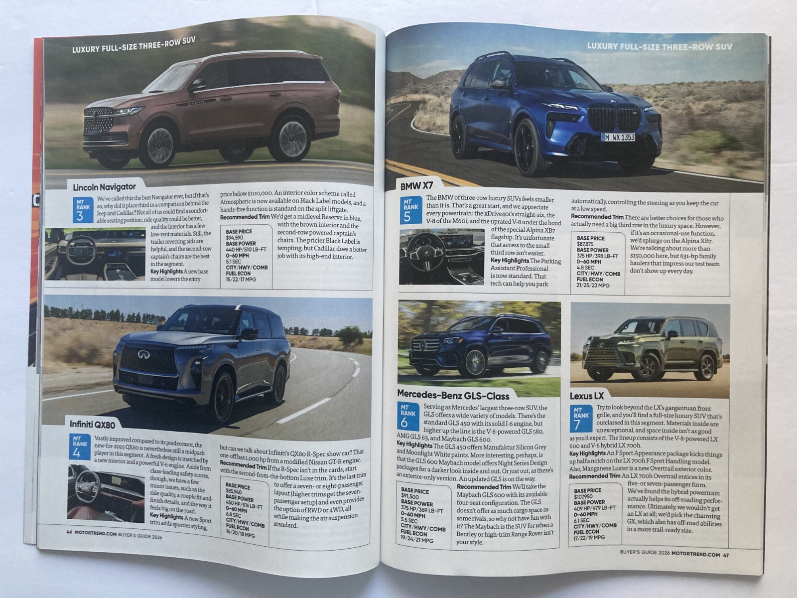 2026 MOTOR TREND NEW CAR & TRUCK BUYER’S GUIDE Magazine UNBIASED REVIEWS / New