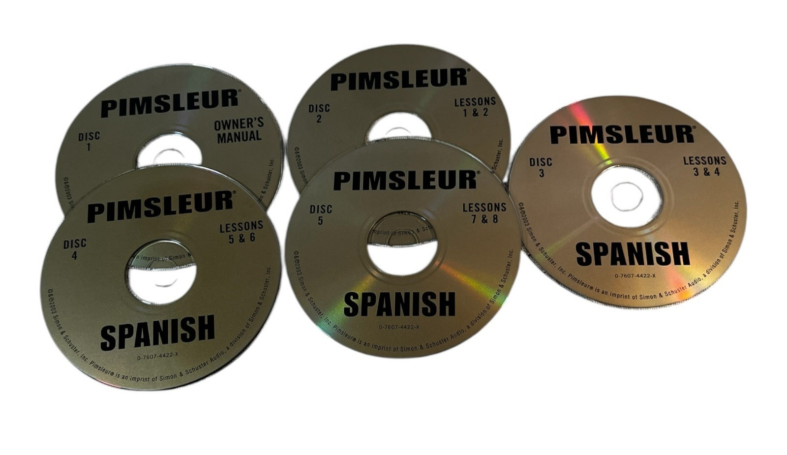 Pimsleur Spanish Audio CD Course Set Lessons 1-18 10 Discs Barnes & Noble