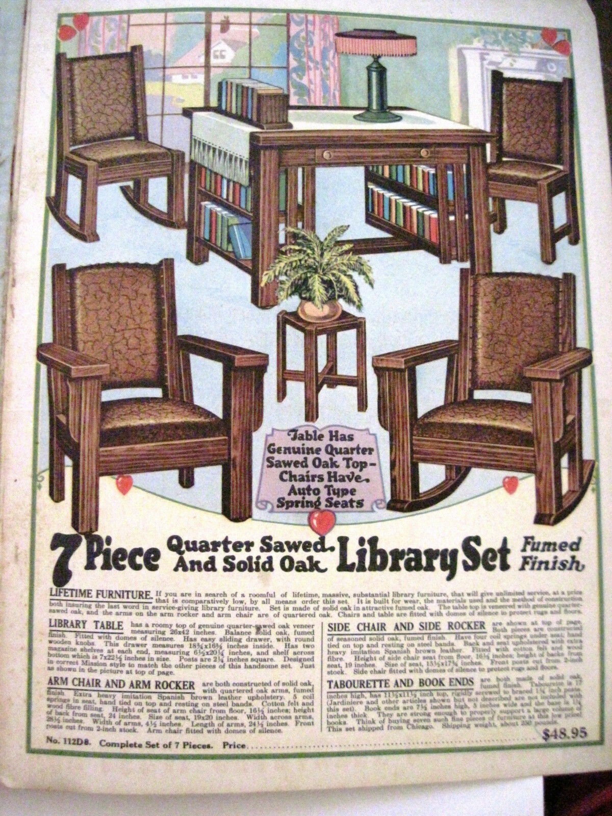 In Creditable 1923 Catalog “Bargain Home Furnishings” w/ 368 Pages of Items *