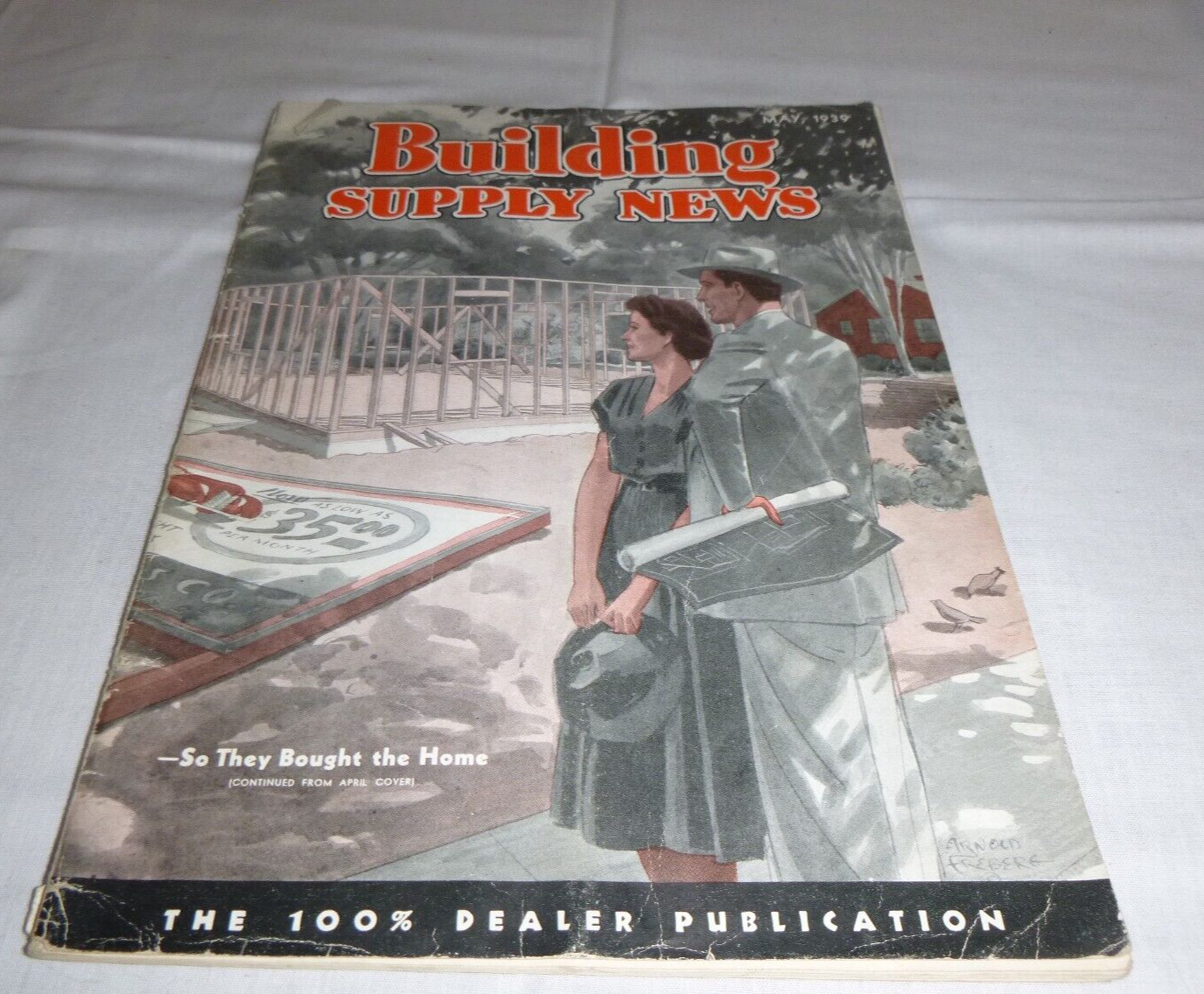 Vtg May 1939 Building Supply News Magazine 83 pages