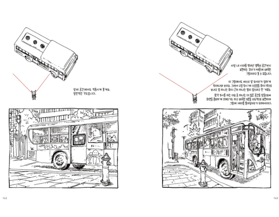 Space Drawing Perspective by Kim Dong Ho Korean Comic Art Guide Book Superani