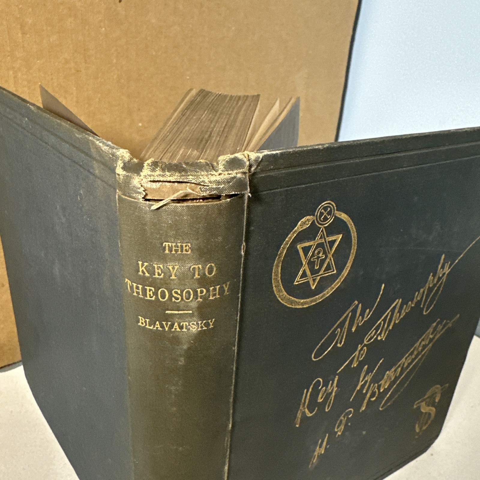 The Key To Theosophy by HP Blavatsky 1889 First Edition RARE Book Occult