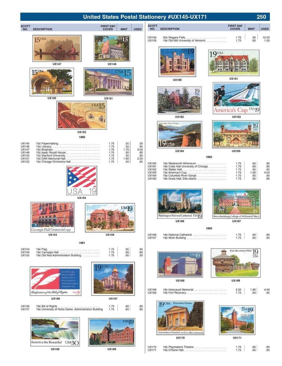 New 2024 US / BNA Postage Stamp Catalog Best Price List USA Collector Guide Book