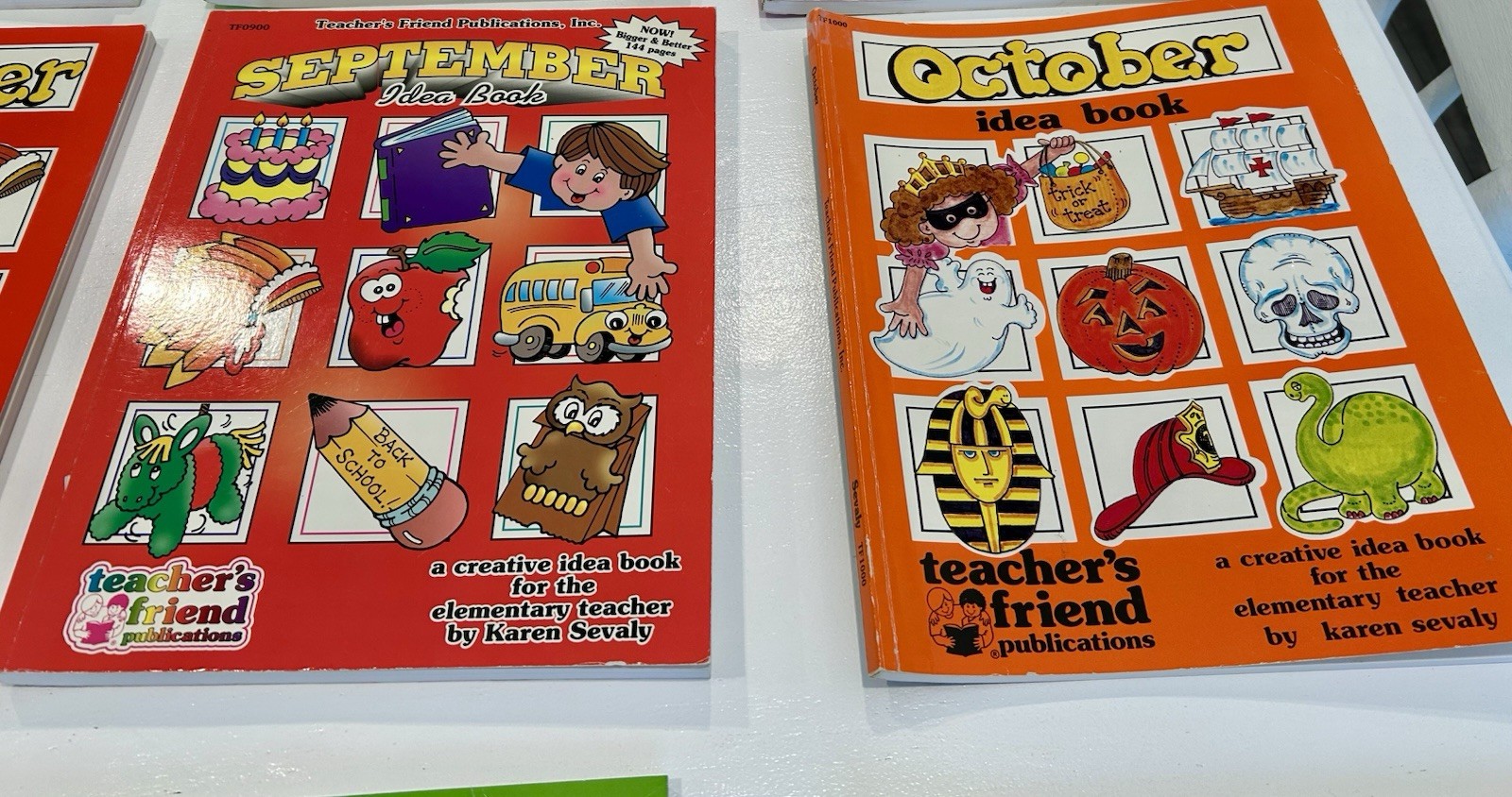 Teacher’s Friend Publications Monthly Idea Books Lot Of 13 Elementary K. Sevaly