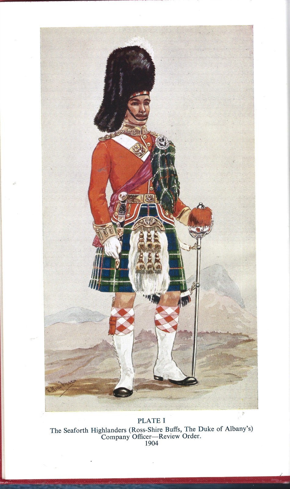 Uniforms-Scottish Regiments HB w/dj-R. Money Barnes-1969-352 pages-3rd Printing