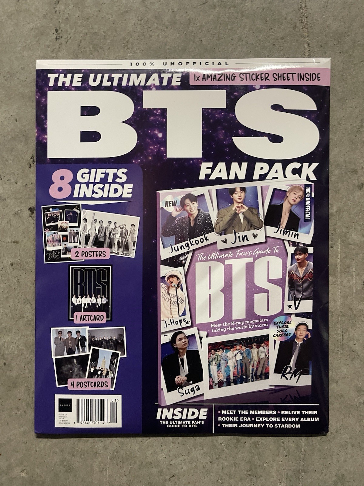 Ultimate BTS Fan Pack Magazine Issue 4 December 2025 BTS Posters Postcards! NEW!
