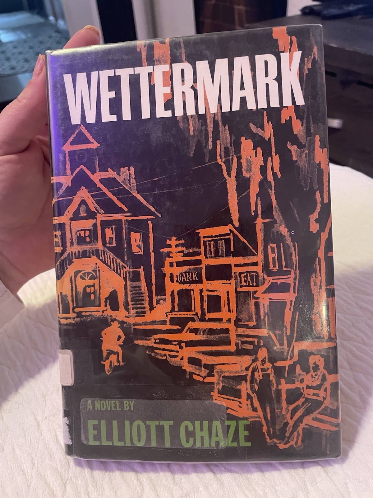 Vintage 1st print 1st edition 1969 Wettermark by Elliott Chaze Hardcover DJ