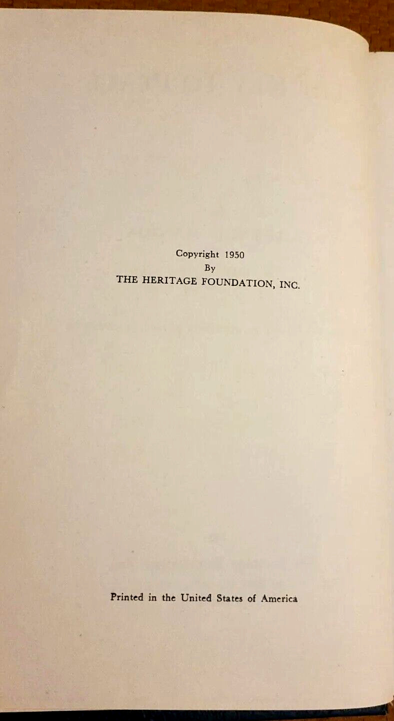 The Key to Peace by Clarence Manion (1951, HC) VTG Heritage Foundation RRAE
