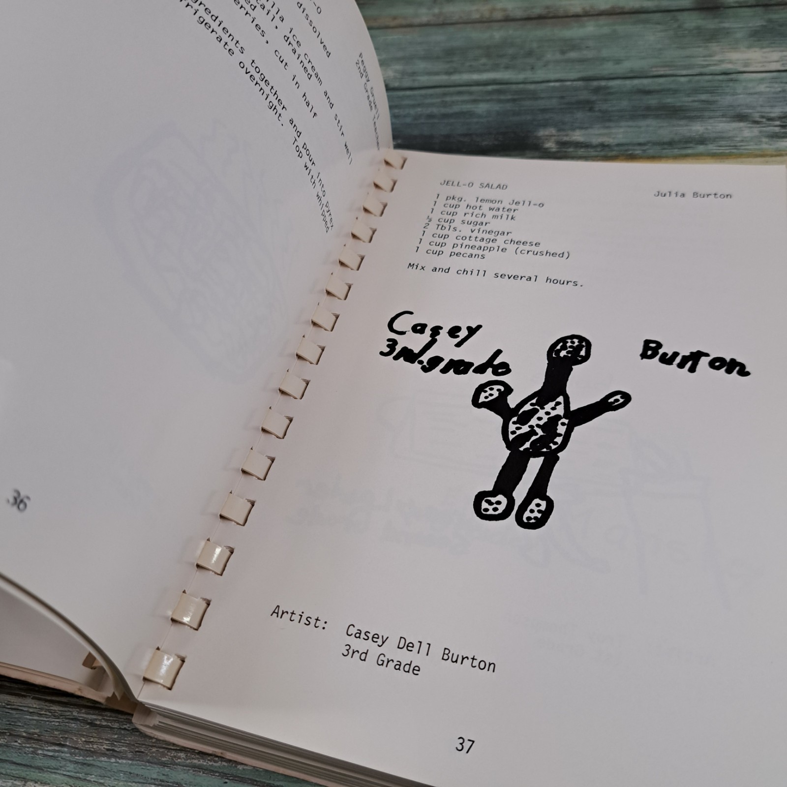 Readin’ Ritin’ and Recipes Book 2 Cullen Grimes Elementary School TX 1986