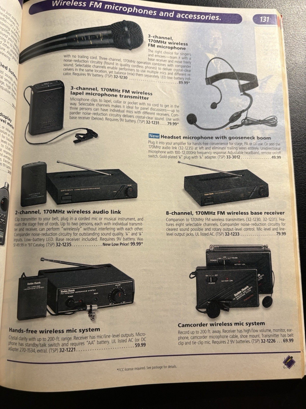 1998 RadioShack Answers Catalog Sprint CB Phones Microphones Vintage Tech NC