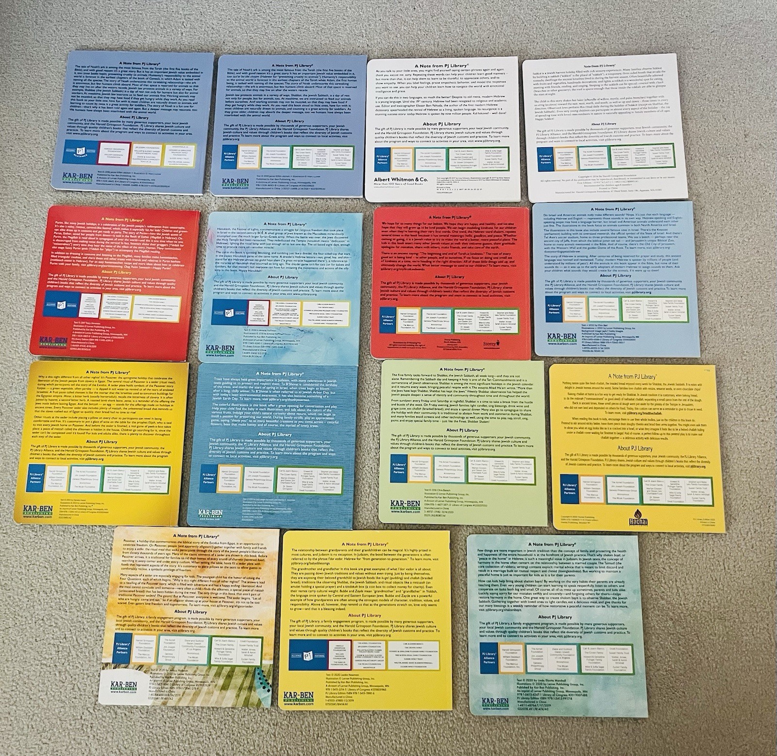 35 PJ Library JEWISH Children’s Books lot Kids Teachers Diversity FREE SHIPPING