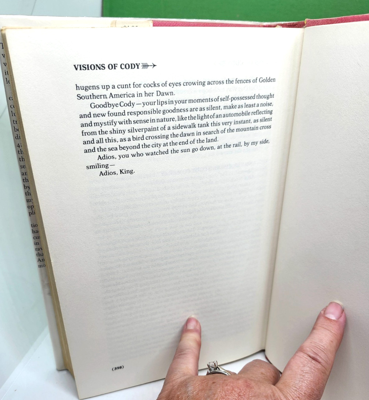 Visions of Cody by Jack Kerouac Intro by Allen Ginsberg Ex Library Good