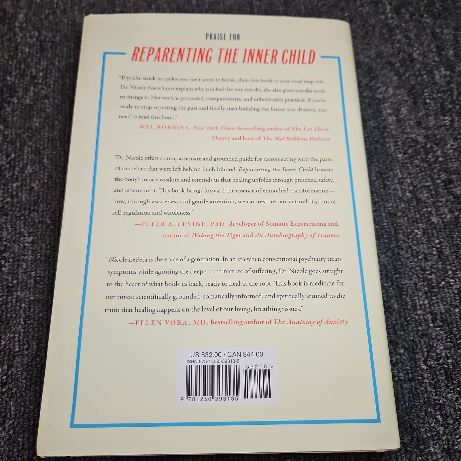 Reparenting the Inner Child : The New Science by Dr. Nicole LePera Hardcover