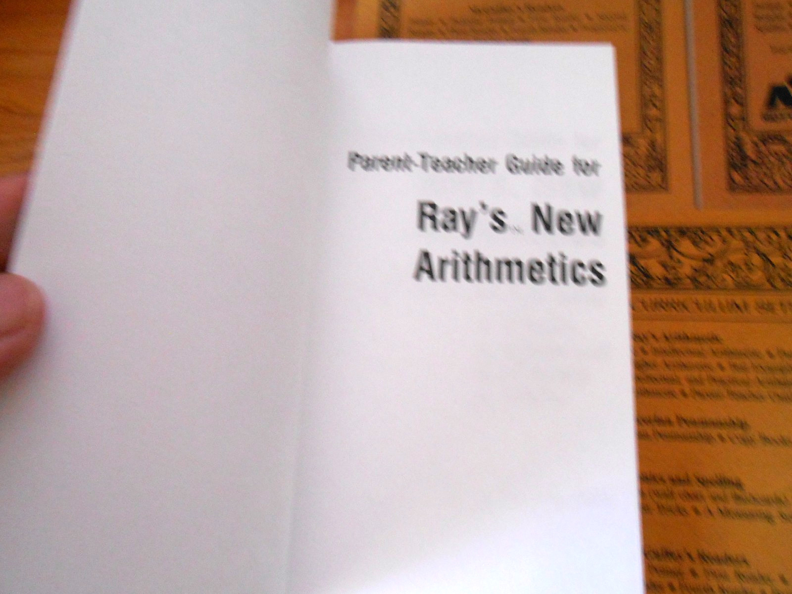 Joseph Ray RAY’S NEW ARITHMETIC Lot of 7 Mott Media 2016 – TPB LN