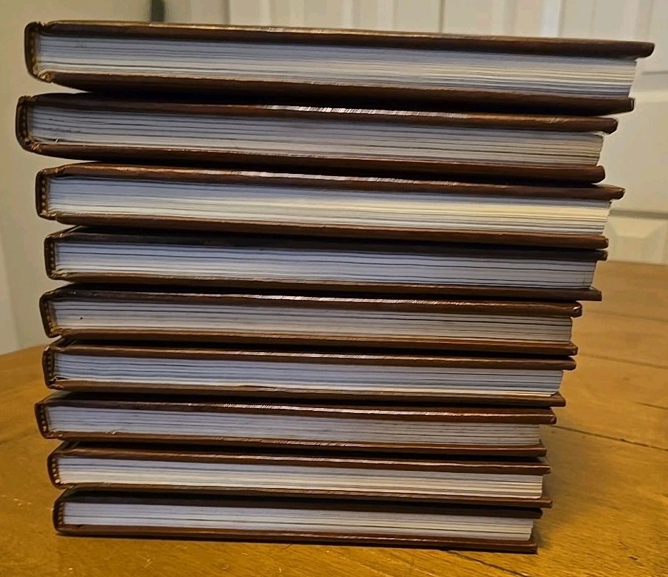 LOT of 9 Time Life Books “The Old West” Vintage 1970s Faux Leather Bound