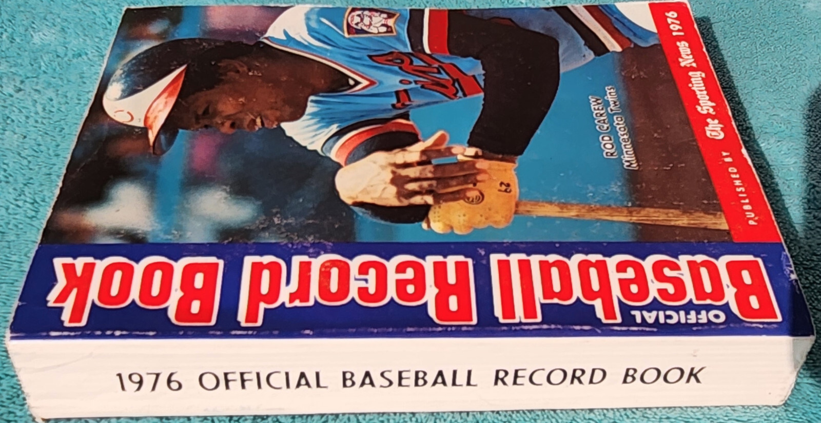 Baseball Record Book 1976 Sporting News Trade Paperback 560 Pages – Rod Carew