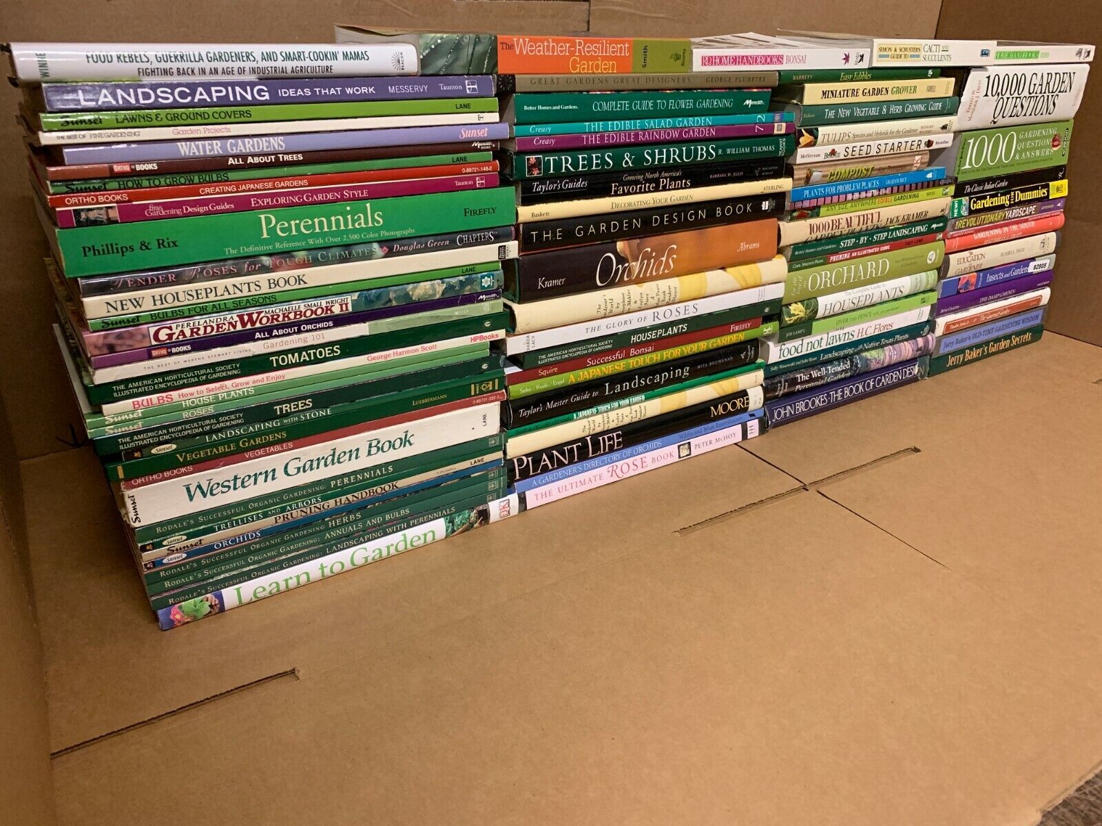 Books by Genre 20 LBS (Pounds) Box Value Lot Sorted Fiction/Nonfiction HB/PB SET